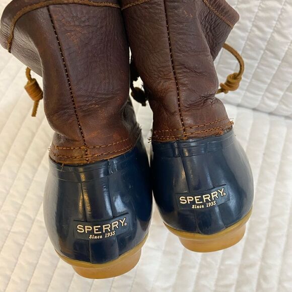 SPERRY Top-Sider Saltwater Duck Boots Women Size 10 - Picture 4 of 6
